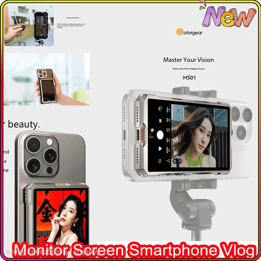 Wireless Magnetic Selfie Monitor for Smartphones