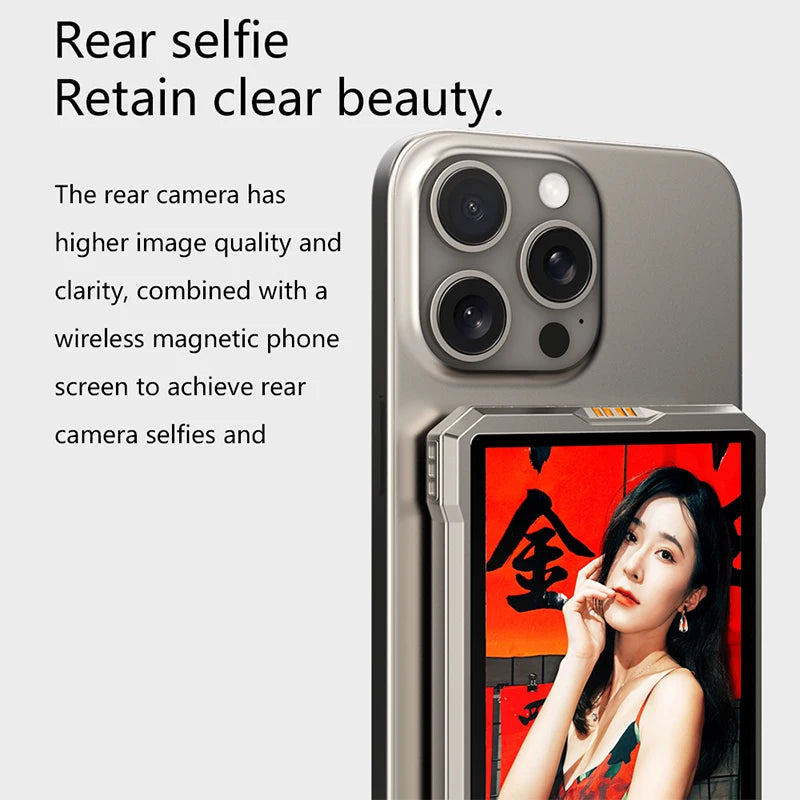 Wireless Magnetic Selfie Monitor for Smartphones