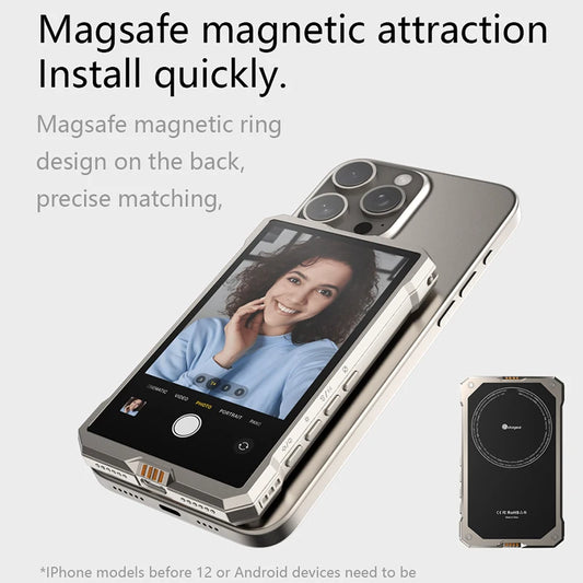 Wireless Magnetic Selfie Monitor for Smartphones