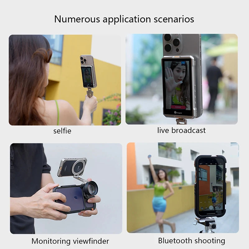 Wireless Magnetic Selfie Monitor for Smartphones